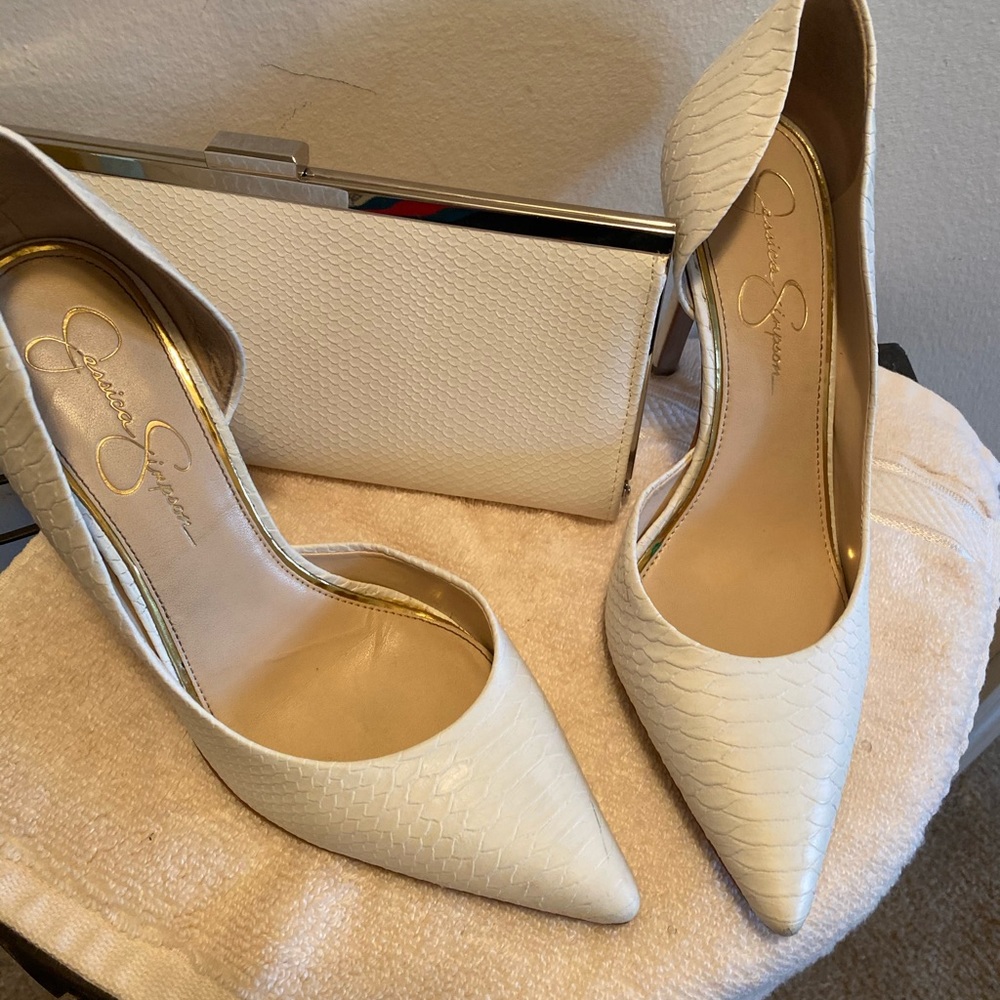 Jessica Simpson Heels Rock it with Dress/Jeans